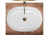 умывальник Rea Cleo 60,5x41 white-gold (REA-U6211)