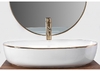 умывальник Rea Cleo 60,5x41 white-gold (REA-U6211)