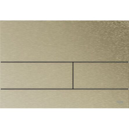 Панель змиву з двома клавішами TECEsquare II, метал, нікель брашований, Brushed nickel (9240843)