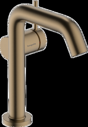 Hansgrohe TECTURIS S змішувач для умивальника 150, одноважільний, CoolStart, EcoSmart+, push-open, колір шліфована бронза - 73340140