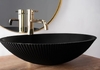 умывальник Rea Della 37,5x51,5 black matt (REA-U0274)