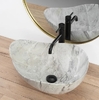 умывальник Rea Dora Stone 40х51,5 grey (REA-U5066)