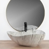 умывальник Rea Dora Stone 40х51,5 grey (REA-U5066)