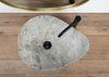 умывальник Rea Dora Stone 40х51,5 grey (REA-U5066)