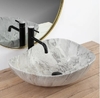 умывальник Rea Dora Stone 40х51,5 grey (REA-U5066)