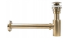сифон для умывальника Rea, с пробкой click-clack, brushed gold (REA-A8586)