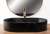 умывальник Rea Nadia 61x38,5 black stone matt (REA-U8565)