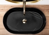 умывальник Rea Nadia 61x38,5 black stone matt (REA-U8565)