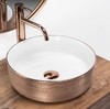 умывальник Rea Sami 36x36 brush rose gold (REA-U3303)