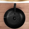 умывальник Rea Fibo 40,5x40,5 black matt (REA-U3301)