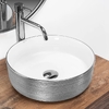 умывальник Rea Sami 36x36 brush silver (REA-U3304)