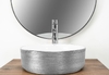 умывальник Rea Sami 36x36 brush silver (REA-U3304)