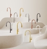 смеситель для кухни Omnires Switch с функцией фильтра для воды, brushed brass (SW9057-FD1BSB)