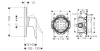 Hansgrohe Metris Змішувач для душу, СМ +IBOX universal прихована частина для змішувача - 31685000+01800180