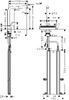 Hansgrohe AQUNO SELECT M81 змiшувач для кухнi, одноважiльний, 250, з витяжним виливом, 2jet, sBox, чорний матовий - 73830670
