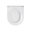 Унітаз підвісний безобідковий Kroner Harz WHI493736 RIMLESS з сидінням Slim Duroplast / Soft-close / Quick relase (KH493736WHIR)