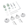 Унітаз підвісний безобідковий Kroner Harz WHI493736 RIMLESS з сидінням Slim Duroplast / Soft-close / Quick relase (KH493736WHIR)