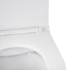 Унітаз підвісний безобідковий Kroner Harz WHI493736 RIMLESS з сидінням Slim Duroplast / Soft-close / Quick relase (KH493736WHIR)