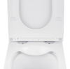 Унітаз підвісний безобідковий Kroner Eifel WHI493436 RIMLESS з сидінням Slim Duroplast / Soft-close / Quick relase (KE493436WHIR)