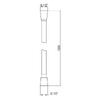 Шланг для душу Kroner KRM - C608 Anti-Twist 120 см