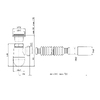 Сифон для кухонної мийки Kroner KRP - TW01 1 1/2"х40/50 мм