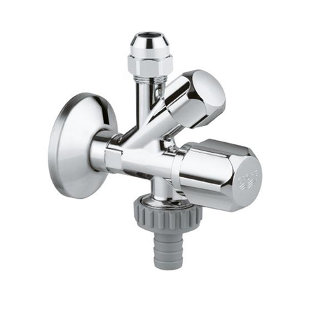 Кран приладовий Grohe 1/2"х3/8"х3/4" 22036000