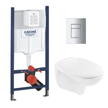 Комплект унітаза з інсталяцією 4 в 1 Grohe Solido Even UA38971966A