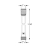 Шланг для душу Grohe VitalioFlex Trend 1250 мм 22114000