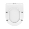 Унітаз підвісний безобідковий Kroner Harz WHI523632 RIMLESS з сидінням (KH523632WHIR)