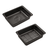 Кухонна мийка Kroner KRP Schwarze - SET7546ARTHM PVD (3.0/0.8 мм)