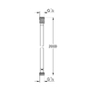 Шланг для душу Grohe VitalioFlex Silver TwistStop 2000 мм 27507001