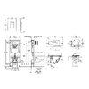 Комплект 4 в 1: Інсталяція Grohe Rapid SL 3 в 1 38772001 + Унітаз безободковий Kroner Eifel WHI493436 RIMLESS з сидінням Slim Duroplast / Soft-close / Quick relase KE493436WHIR (38772001KE493436)