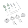 Комплект 4 в 1: Інсталяція Grohe Rapid SL 3 в 1 38772001 + Унітаз безободковий Kroner Eifel WHI483429 TORNADO з сидінням Slim Duroplast / Soft-close / Quick relase KE483429WHIT (38772001KE483429)