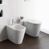 Унітаз для підлоги Laufen Kartell Rimless 370x560 мм з кришкою, білий  (H8233370000001/H8913330000001)