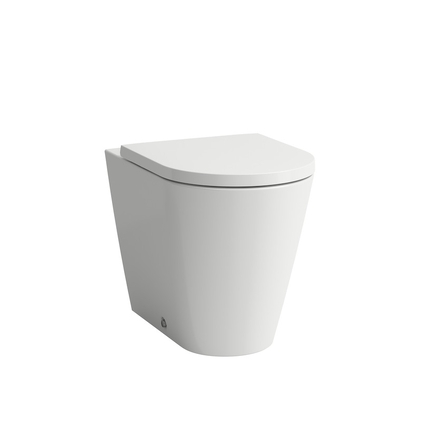 Унітаз для підлоги Laufen Kartell Rimless 370x560 мм з кришкою, білий  (H8233370000001/H8913330000001)