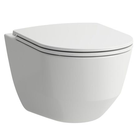 Унітаз підвісний Laufen Pro Rimless, укорочений, з кришкою Slim Soft Close, 49х36 (H8669550000001)