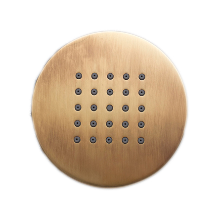 Боковий душ Bossini Tondo flat 100 мм, антична бронза (I00175000022003)