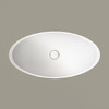 Умивальник накладний PAA Felice, Silkstone, без переливу, 69х37,5, Matte White (IFES_00)