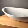 Умивальник накладний PAA Felice, Silkstone, без переливу, 69х37,5, Matte White (IFES_00)