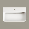 Умивальник підвісний PAA Quadro, камінь литий, 70х43, Glossy Alpine White (IQUA_00)