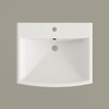 Умивальник підвісний PAA Step, литий камінь, 60х50, Glossy Alpine White (ISTE_00)