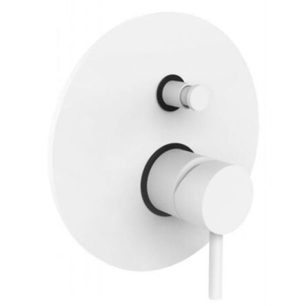 Змішувач для ванни/душу Paffoni Light, Bianco Opaco (LIG015BO)