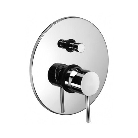 Змішувач для душу Paffoni Light, на 2 виходи, Mercury Grey (LIG015MG)