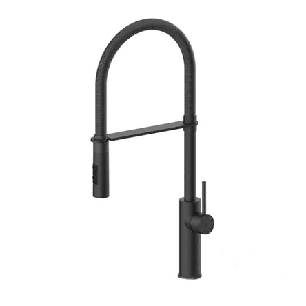 Змішувач для мийки Paffoni Light Professional, матовий чорний (LIG179NONO)