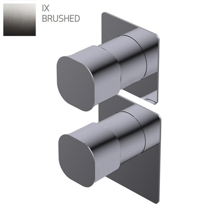 Термостат Ritmonio вбудований, зовнішня частина, Brushed (PR35HG202IX)