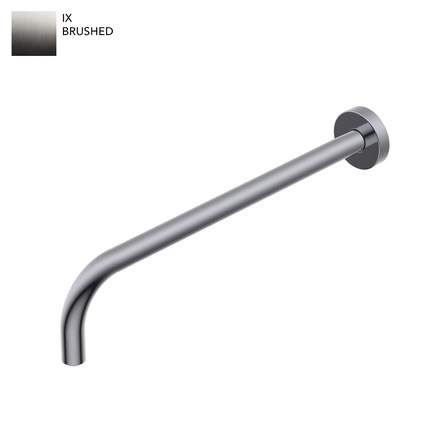 Тримач верхнього душу Ritmonio L=350mm, горизонтальний, круглий, Brushed (Q0BA6068IX)