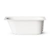 Ванна зі штучного каменю PAA Vario L, пристінна, 170х75, Glossy Alpine White (VAVARL_00)
