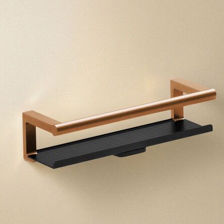 Полиця для душу Cosmic Architect S+, BRUSHED COPPER PVD (WJC235A0048054)