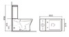 RJ FLEX компакт Rimless 65*37*85 см, бачок с нижним подводом, сидение Duroplast Slim slow-closing - RJCE03003