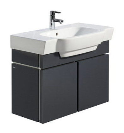Kolo VARIUS шкафчик под умывальник 75,8*52,6*36,2 см темный графит (пол.) - 89125-000